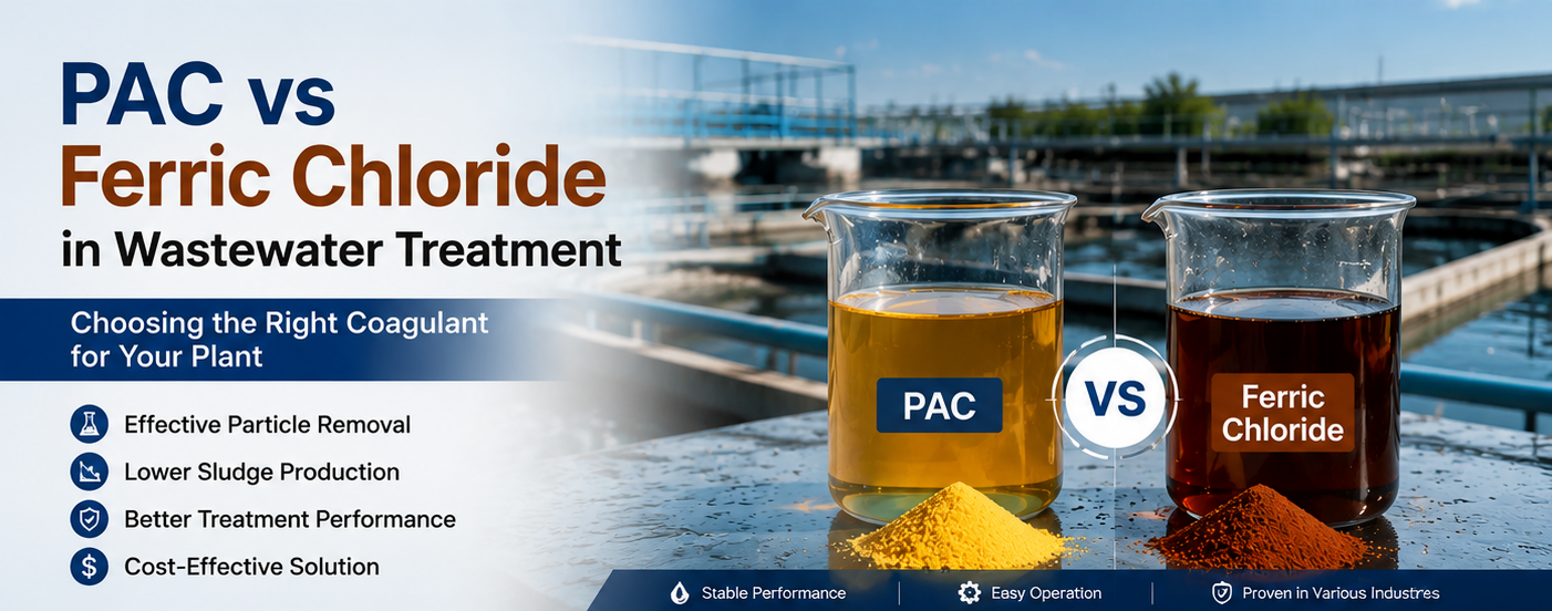 PAC vs Ferric Chloride in Wastewater Treatment: Choosing the Right Coagulant