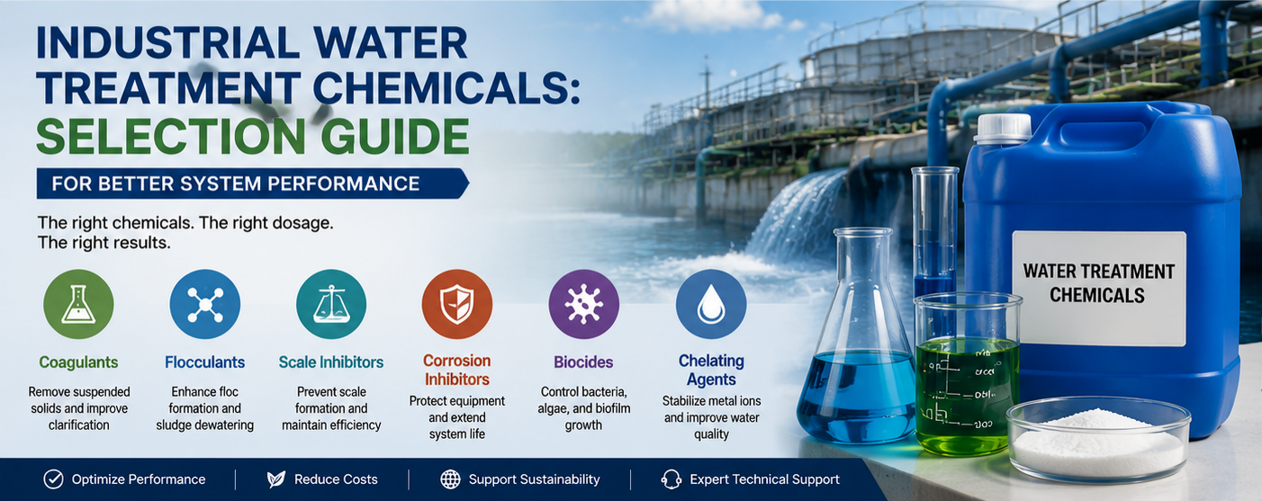 Industrial Water Treatment Chemicals: Selection Guide for Better System Performance