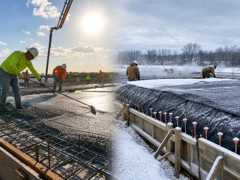 How Temperature Affects Concrete Admixture Performance in Real Projects